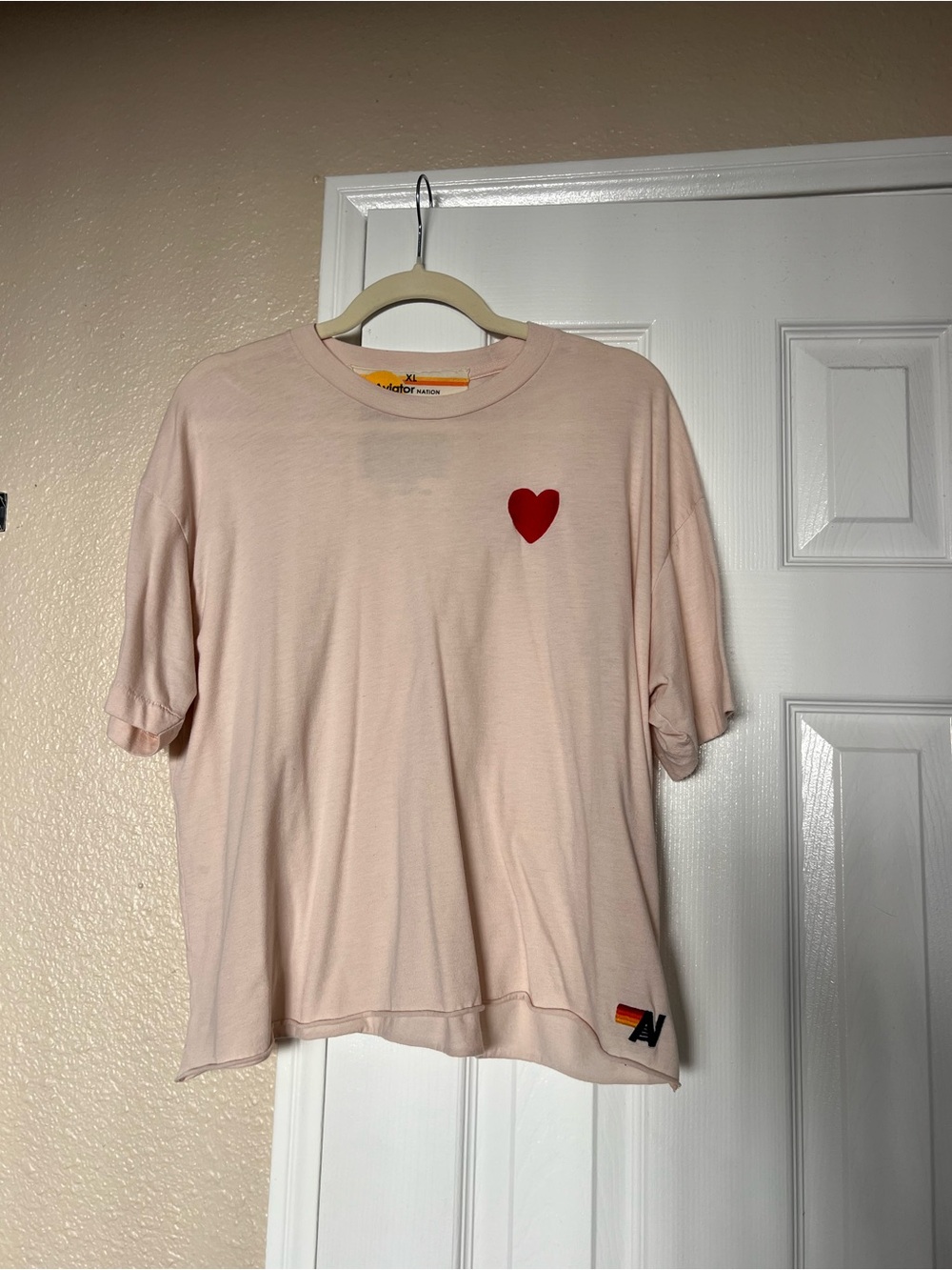 Aviator Nation Heart Patch Top